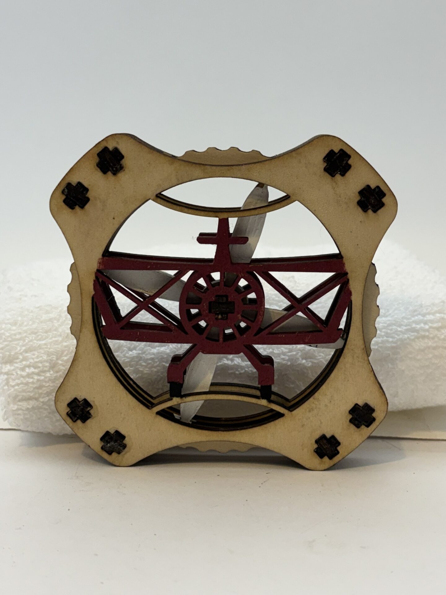 Photo of coaster of an airplane